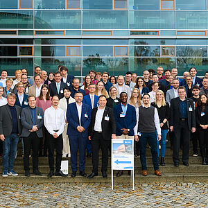 Urkundenvergabe „Deutschland Stipendium“ – Mitarbeitende HS Mittweida, Stipendiaten und Förderer