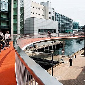 Fahrradbrücke in Kopenhagen