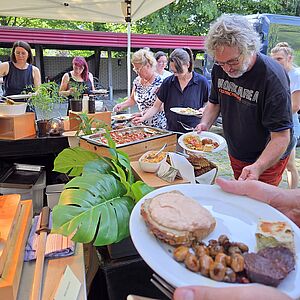 super leckere Auswahl am Büfett