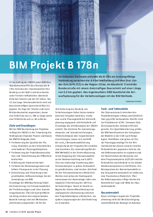 BIM Projekt B 178n
