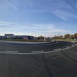 Kreisverkehrsplatz 360°