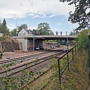 Die Brücke ist fertig...