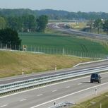 A14 mit Löcknitzbrücke und AS Karstädt