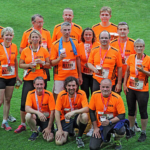 Läuferteam in Bombenstimmung