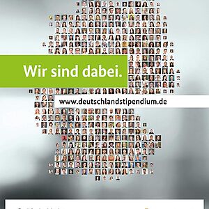 "Wir sind dabei. – Deutschlandstipendium"