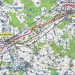 Übersichtsplan mit Untersuchungsraum, Kartengrundlage Geobasisdaten: © Staatsbetrieb Geobasisinformation und Vermessung Sachsen 2018