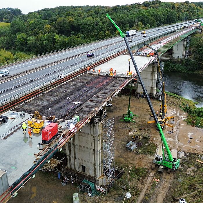 Betonage Überbau Süd – Bauabschnitt 4