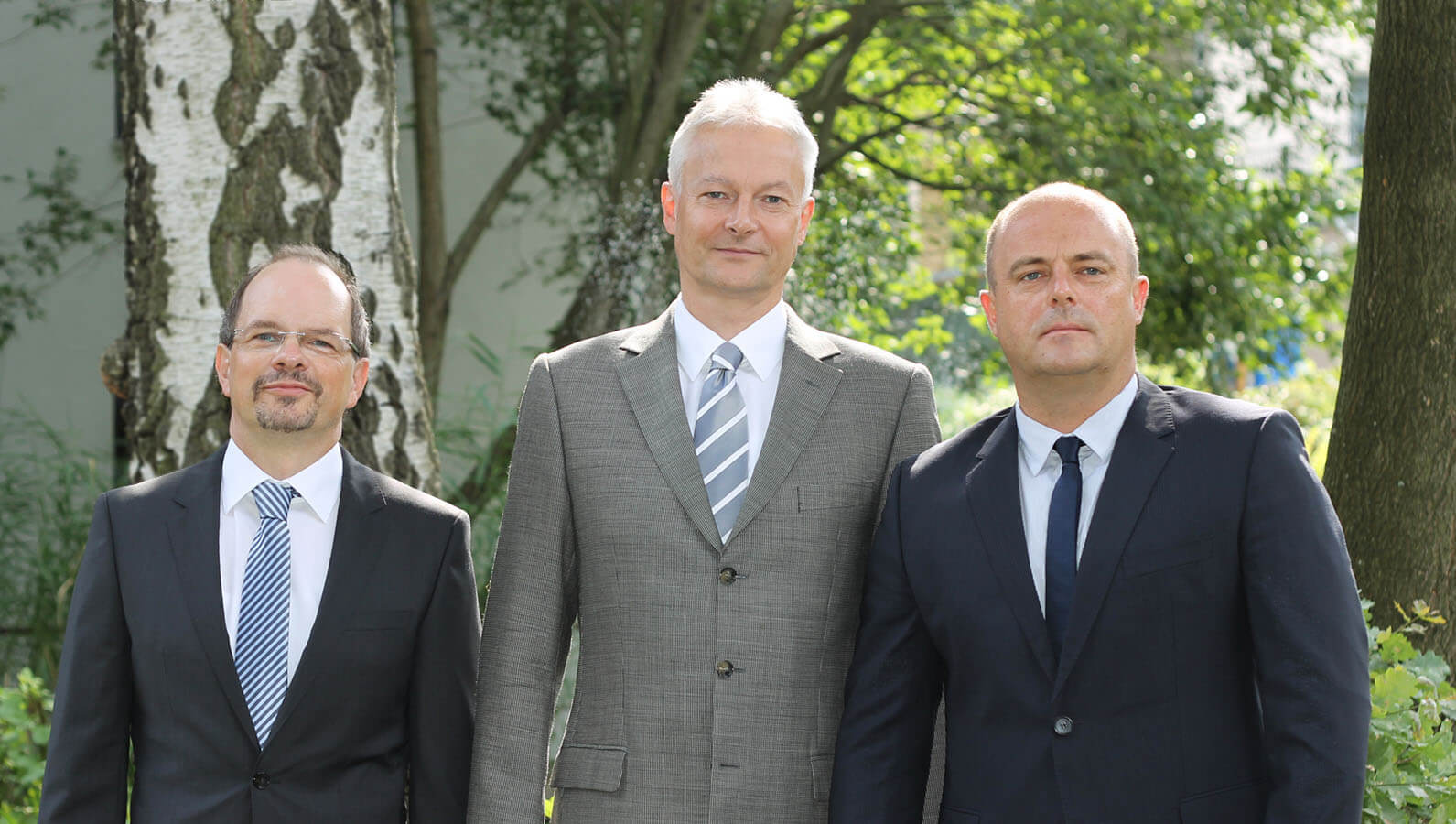 v.l. Herr Thomas Geßner, Herr Frank Schwenke, Herr Roland Pawandenat